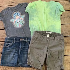 Girls 4 piece lot summer clothes